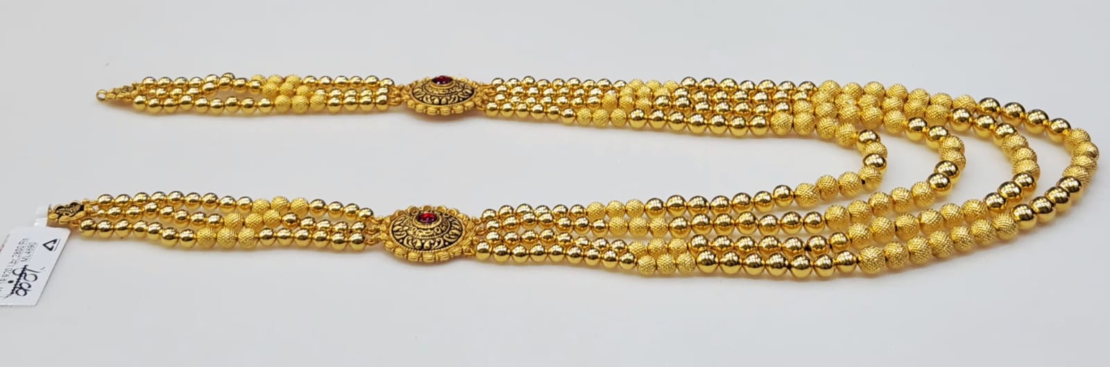 FeatherLite Quad Four Layer Gold Mala